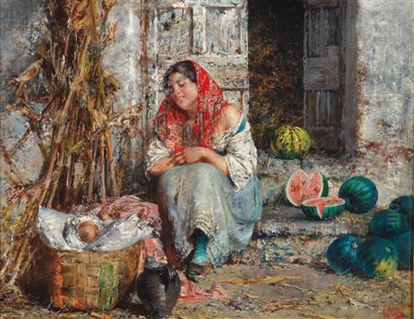 The Young Watermelon Seller - view 1