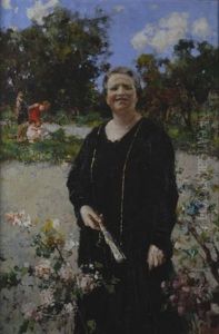 Ritratto Di Signora Nel Paesaggio by Irolli Vincenzo
