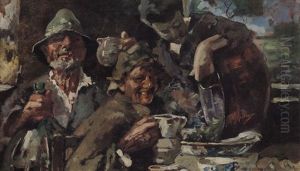 Scena Di Vita Campestre