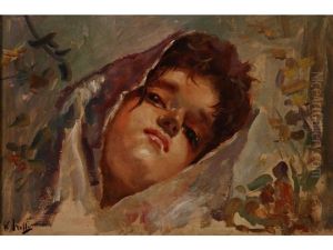 Head Of A Young Girl In A Shawl