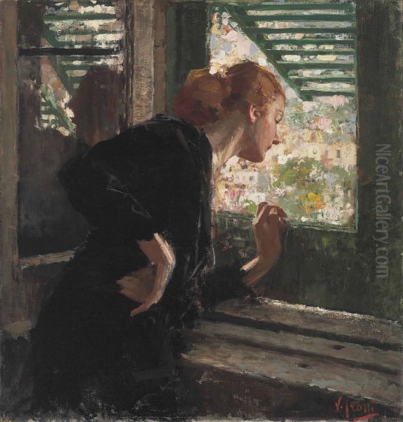 Lady At A Window - view 1