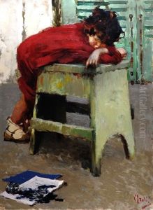 Bambina Con Calamaio
