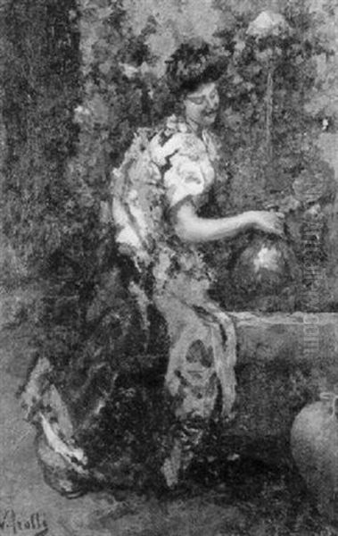Femme A La Fontaine - view 1