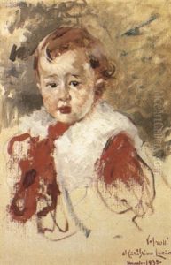 Portrait Of Lucio Irolli, The Artist's Nephew by Irolli Vincenzo