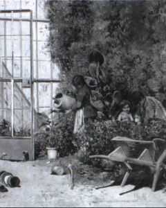 Kleine G,rtner Im Treibhaus Bei Der Arbeit by Irolli Vincenzo