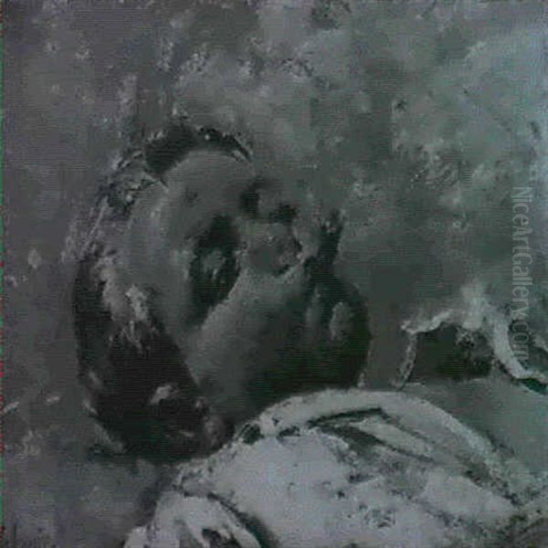 A Young Boy Smoking - view 1