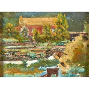 Cottage By The Stream by Wilson Henry Irvine