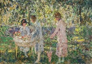Garden Tea Party (+ Wooded Landscape; Pair)