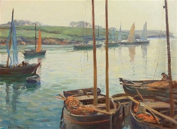 Boats In A Harbor - view 1