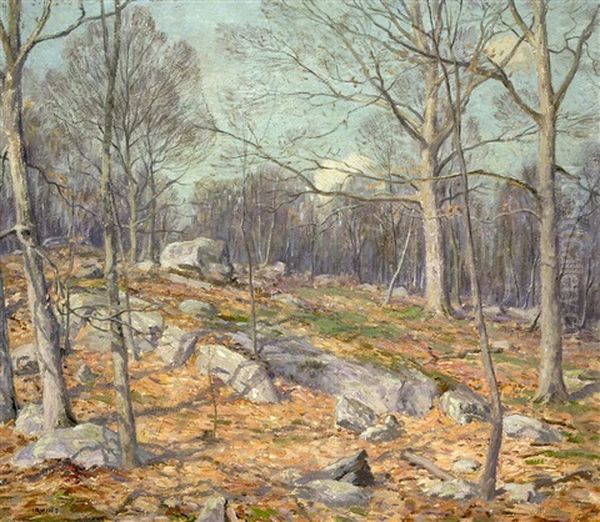 Late Autumn Landscape (+ Winter Landscape, Verso) - view 1