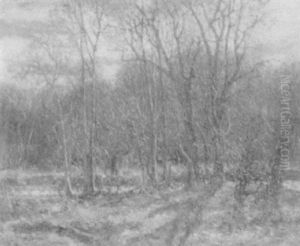 Figures In The Woods by Wilson Henry Irvine