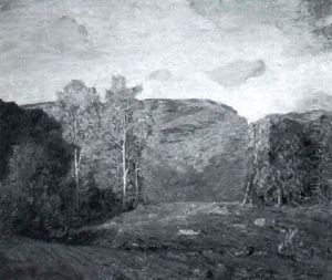 Autumn Hillside by Wilson Henry Irvine