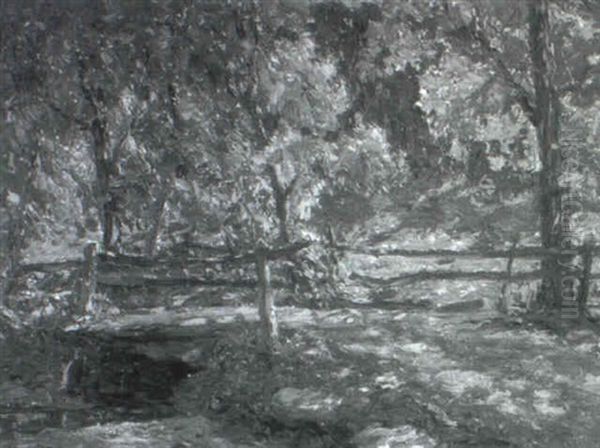 Country Lane And Bridge, Old Lyme - view 1