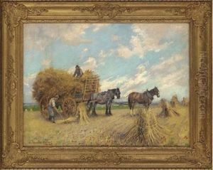 Harvesting The Hay by J. Thwaite Irving