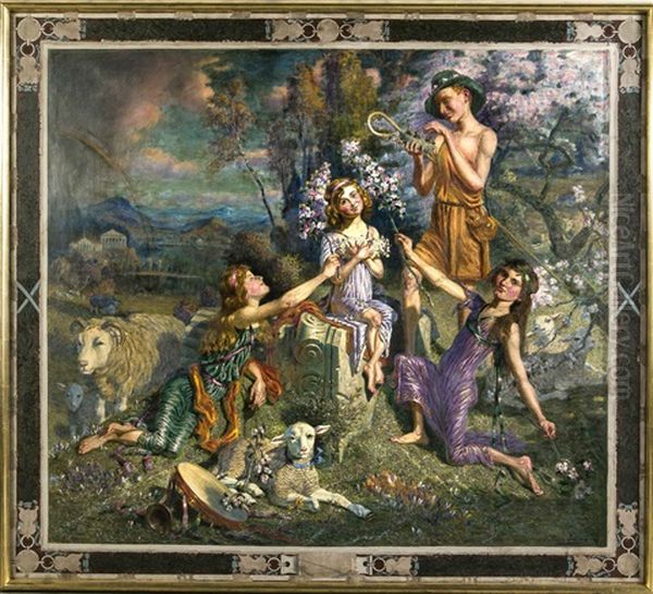 ''fruhlingslandschaft Mit Familie Wilson'' - view 1