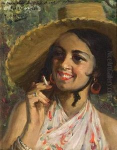 Femme A La Cigarette. Femme A La Cigarette.