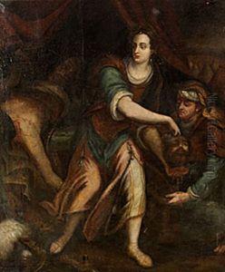 Judit Med Holofernes Huvud by Pieter Fransz Isaacsz