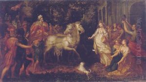 Jephthah's Daughter by Pieter Fransz Isaacsz