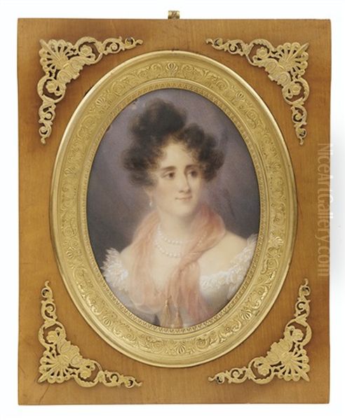 Portrait De Alexandrine-sophie-laure Roy, Marquise De Talhouet (1799-1854) - view 1