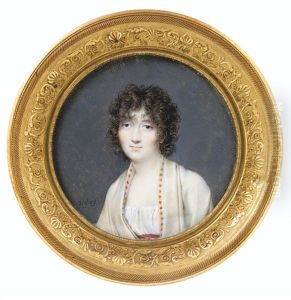 Portrait De Femme, Dit Madame Coutteau by Jean-Baptiste Isabey