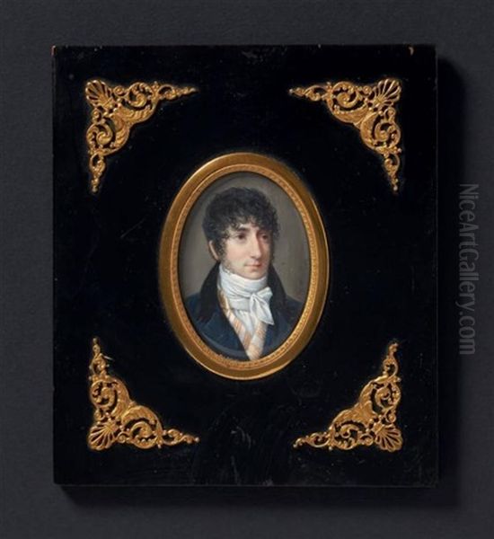 Portrait De Jeune Homme En Buste Vers La Droite - view 1