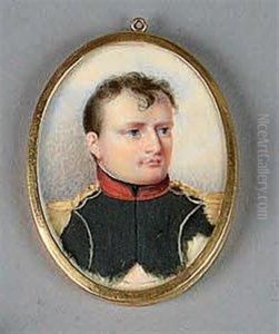 Portrait De L'empereur Napoleon Ier En Uniforme De Chasseur A Cheval De La Garde, En Buste, Tourne Vers La Droite