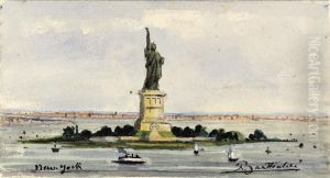 New York by Frederic Auguste Bartholdi