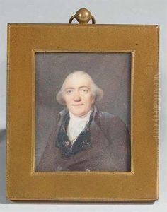 Portrait D'un Homme De Qualite by Jean-Baptiste Isabey