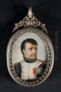 L'empereur Napoleon Ier En Buste De Face by Jean-Baptiste Isabey