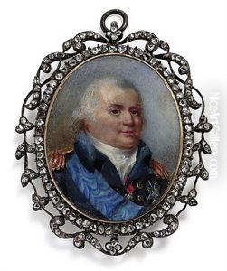 Louis Xviii, King Of France by Jean-Baptiste Isabey
