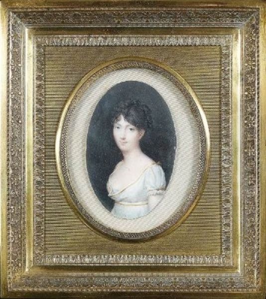 Portrait De Stephanie De Beauharnais (?), Plus Tard Duchesse De Bade - view 1