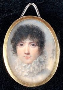Portrait De Femme A La Collerette