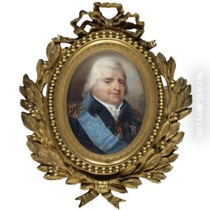 Portrait Of Louis Xviii by Jean-Baptiste Isabey