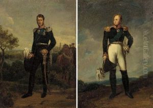 A Portrait Of Alexander I Of Russia
