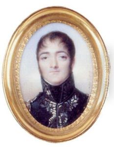 Prince Jerome Bonaparte En Uniforme, Vu Sur Fond De Ciel Nuageux, Coiffe De Fines Meches