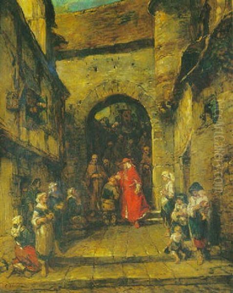 La Benediction Du Cardinal - view 1