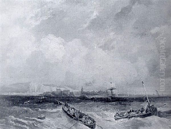 Barques Dans La Tempete - view 1