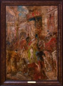 Audience Royale by Louis-Gabriel-Eugene Isabey