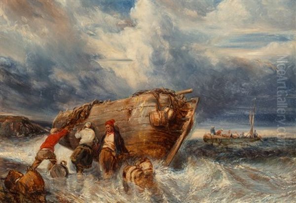 Casting Off In Stormy Seas - view 1