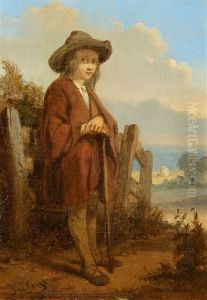 Landscape With A Youth