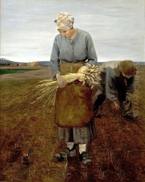 Gathering Grain - view 1