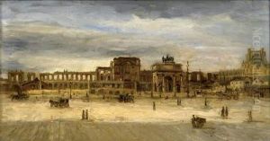 Ruines Des Tuileries by Albert Bartholome