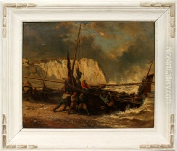 Normandy Coast Fishermen - view 1