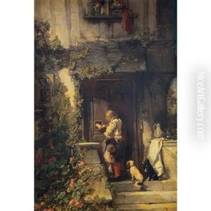 Boy Delivering A Letter
