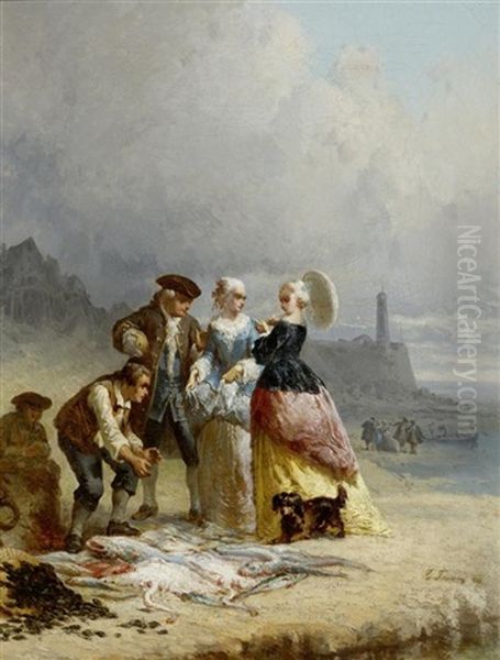 Der Fischverkauf Am Strand - view 1
