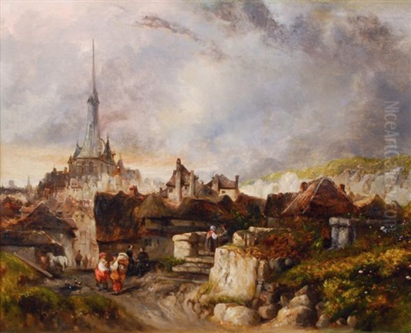 Town At The Normandy Coast - view 1