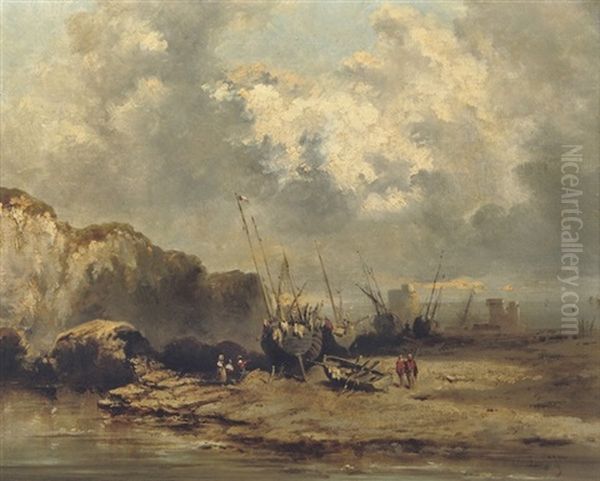 Ships By Low Tide - view 1