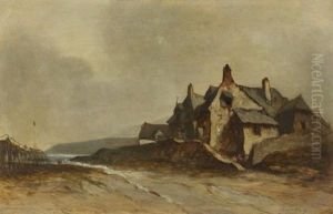 Kustendorf by Louis-Gabriel-Eugene Isabey