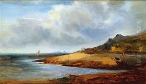 Bord De Mer by Louis-Gabriel-Eugene Isabey