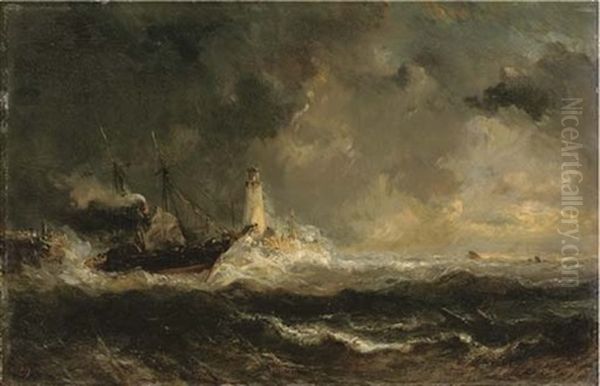 Bateau Dans Un Orage - view 1
